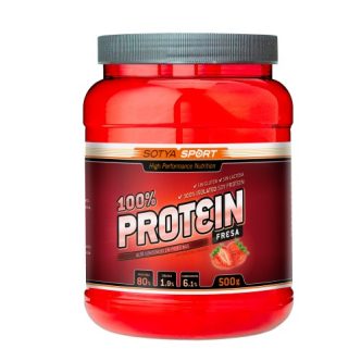 Proteína de soja 100% fresa