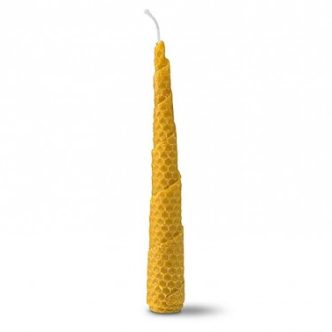 Vela espiral de cera