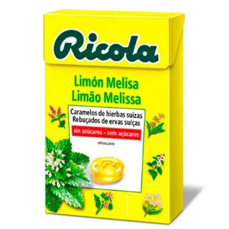 Caramelos de limón melisa sin azúcar añadido
