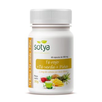 Té verde + Té rojo + Piña