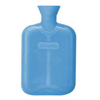 Bolsa de agua caliente azul