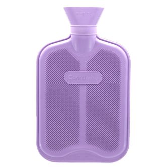 Bolsa de agua caliente lila pastel