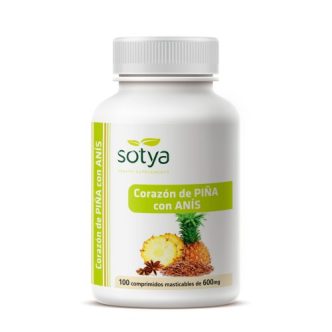 Corazón de piña masticable