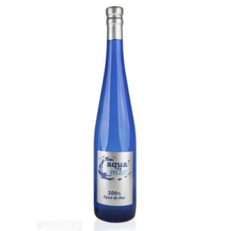 Agua de mar hipertónica en vidrio cobalto