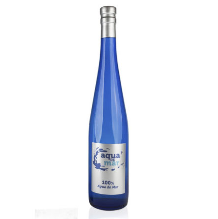 Agua de mar hipertónica en vidrio cobalto