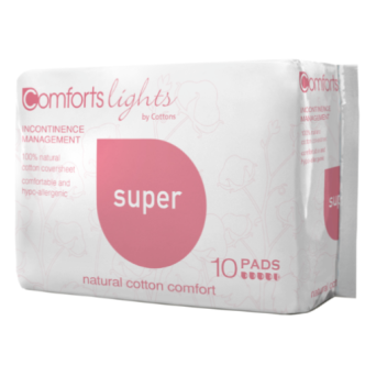 Comforts compresa super de algodón 100%