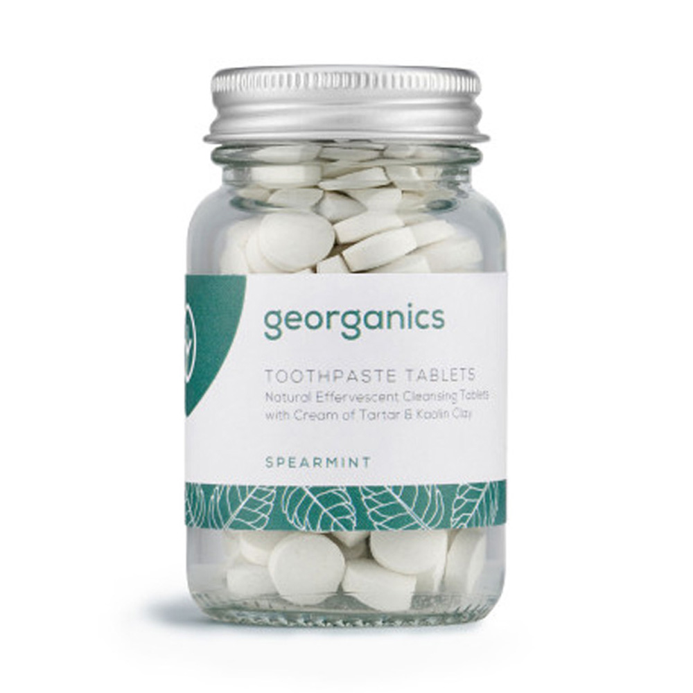 Pasta dental en pastillas de hierbabuena