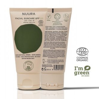 Crema solar facial blanca spf 50