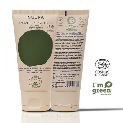Crema solar facial blanca spf 50