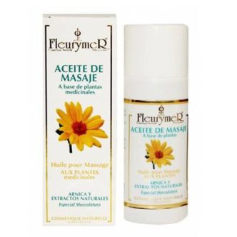 Aceite de masaje a base de plantas medicinales