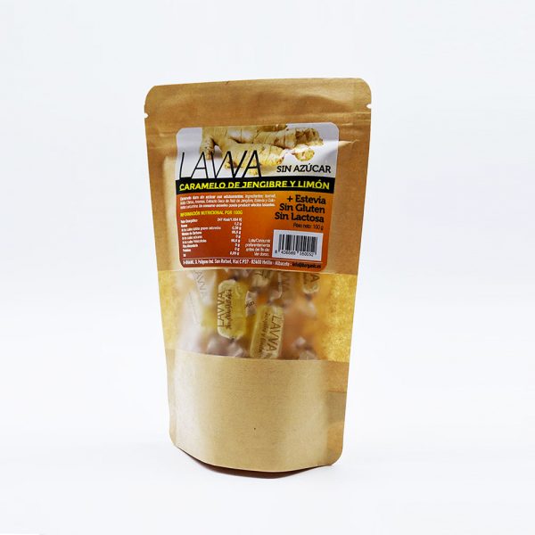 Caramelos de jengibre y limón