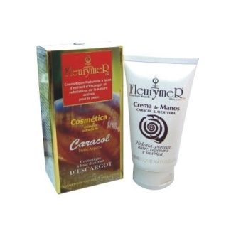 Crema de manos de caracol + aloe vera