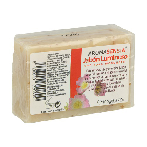 Jabón luminoso salvado de trigorosa mosqueta