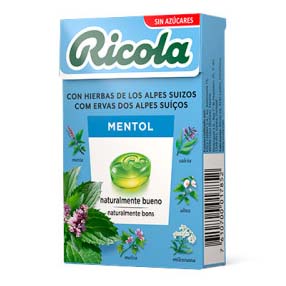 Caramelos de mentol sin azúcar
