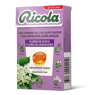 Caramelos de flor de saúco sin azúcar añadido
