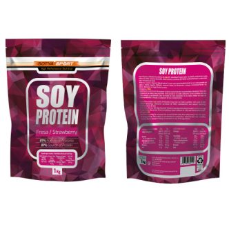 Proteína de soja 100% fresa