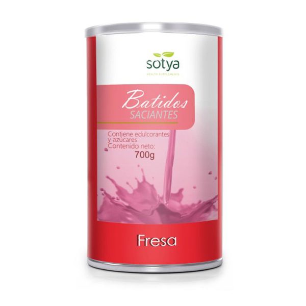 Batido saciante de fresa