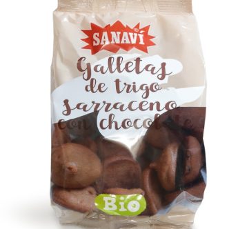 Galletas de sarraceno de chocolate bio