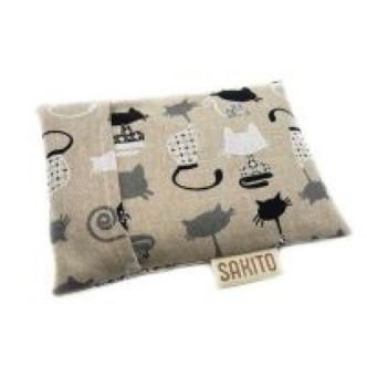 Sakito térmico para bebés con funda de gatos